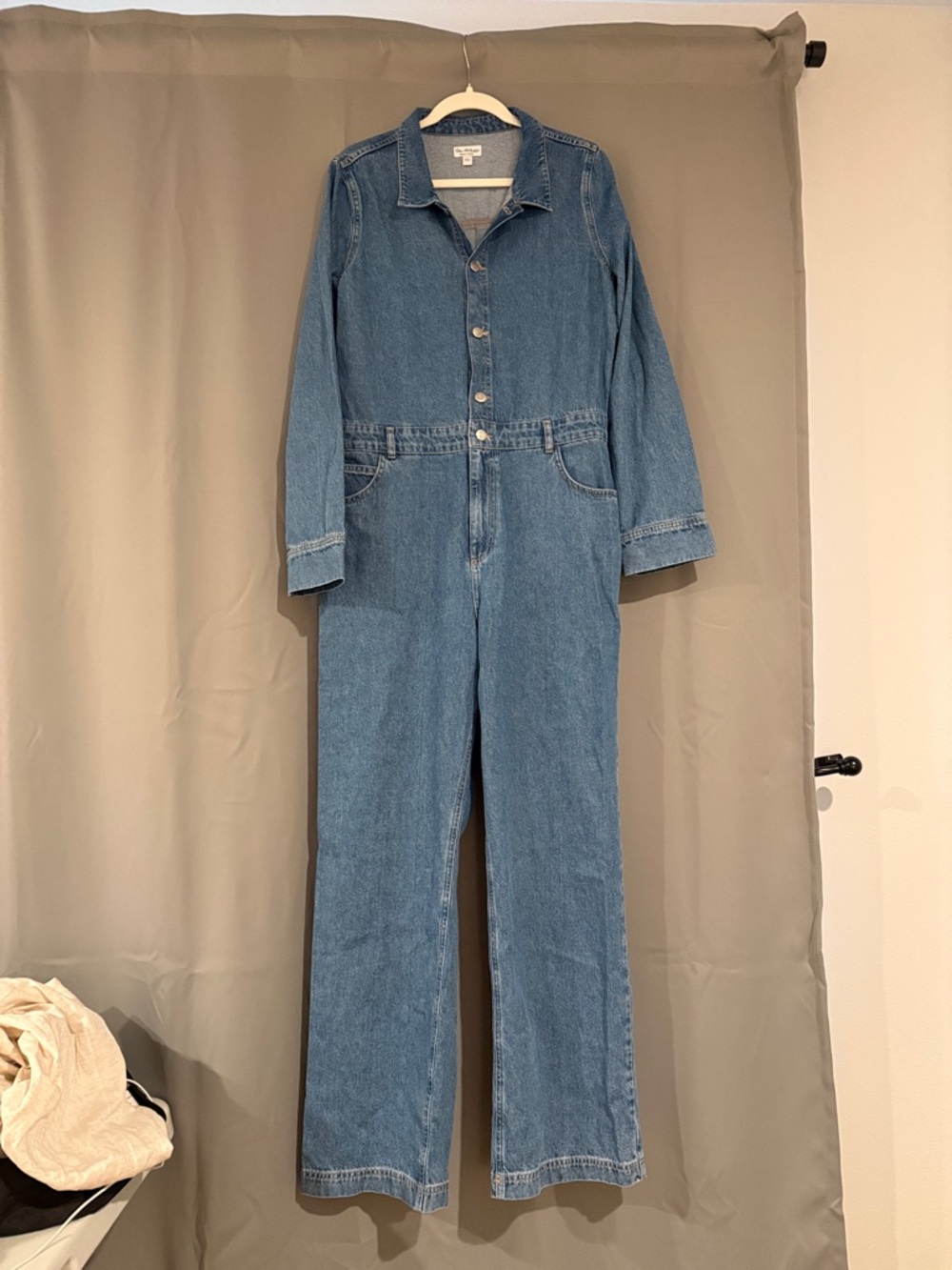 Miss Selfridge Classic Blue Denim Jumpsuit NEVER WORN NWOT